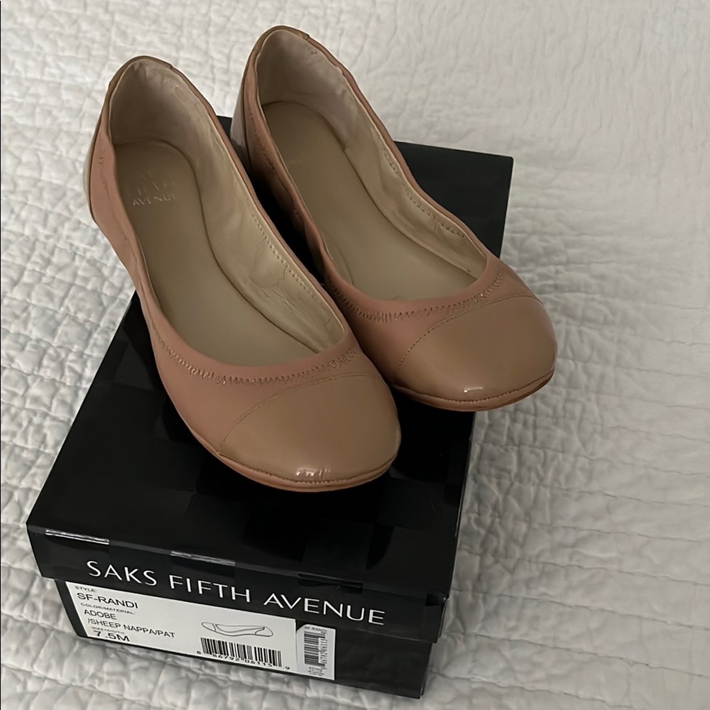 Saks Fifth Ave ballet flats
